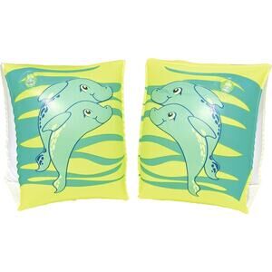 Kids Armbands Floaties, Dolphins Ages 3-6, 6.5 x 5 x 6" Inflated, H2O Go! Yellow